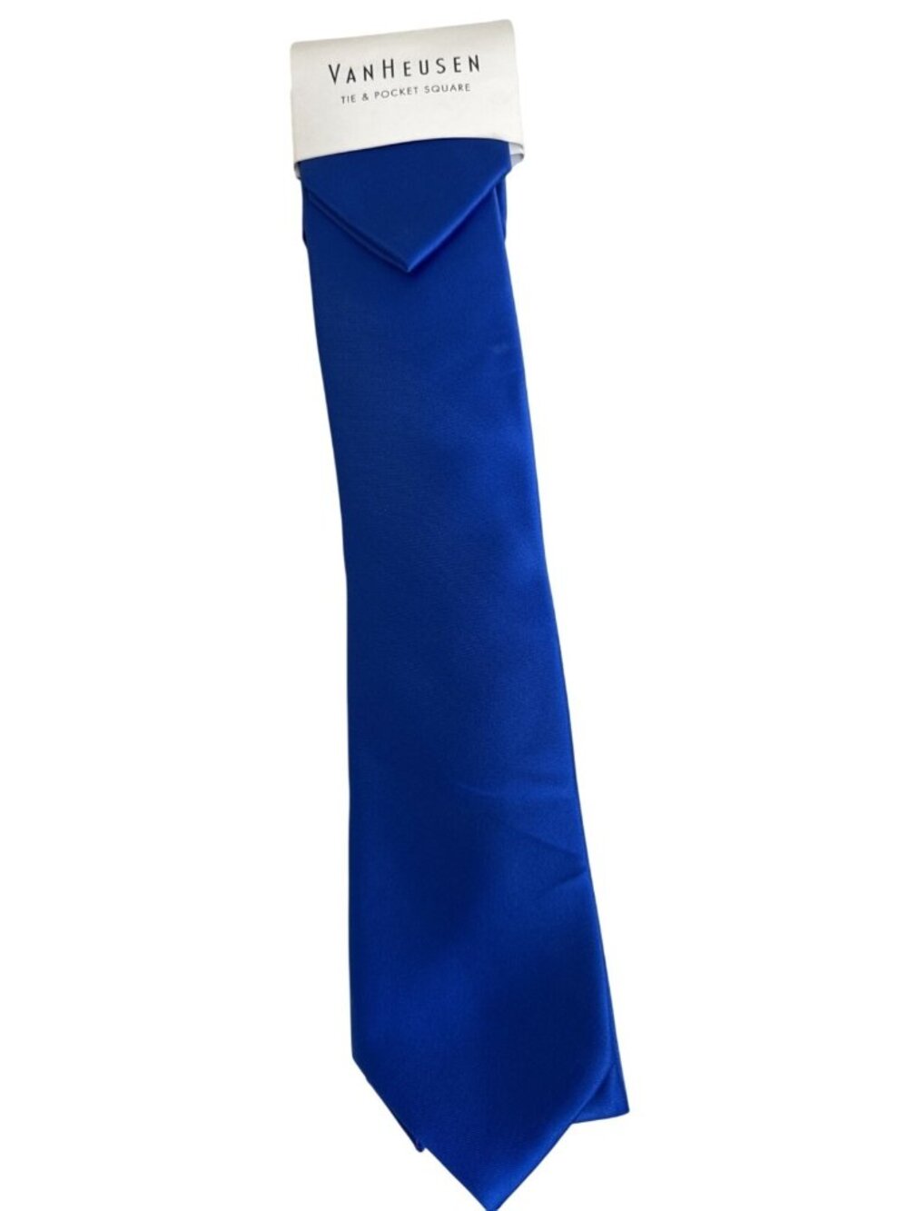 Van Heusen Mens Blue Satin Tie